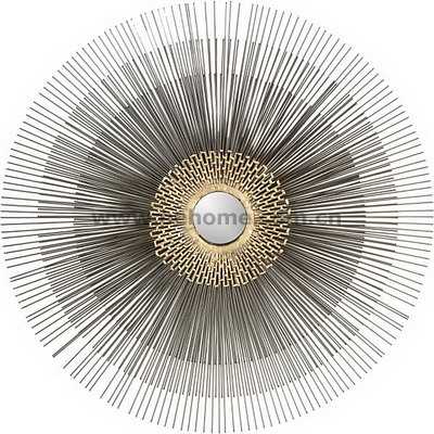 8354 High quality starburst metal mirror, salon mirror